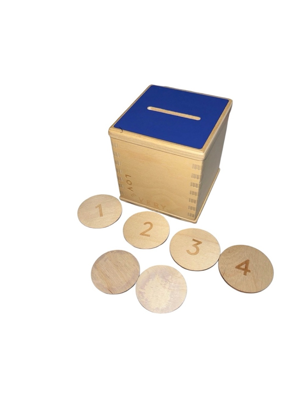 Lovevery Wooden Coin Drop Box